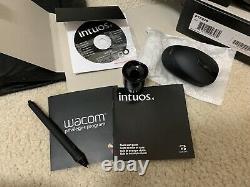 Wacom Intuos4 Ptk-640 Stylo Graphique Moyen Professionnel, Tablette Et Souris Boîte Ouverte