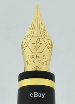 Waterman Préface Silver & Gold Fountain Pen 18kt Or Fin Pt Neuf Dans La Boîte