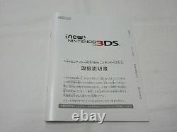 Y6700 Nouveau Nintendo 3ds LL XL Console Metallic Noir Japon Avec Boîte Stylo Stylet